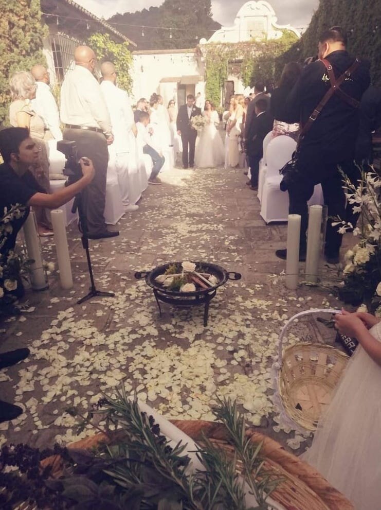 Ceremonia de unión de Amor